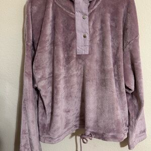 Hollister Lavender Plush Sweater